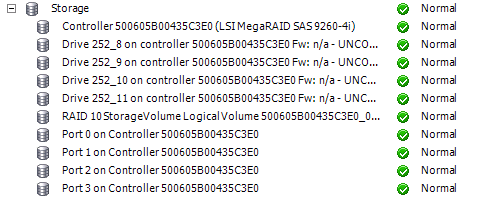 VMware LSI Status