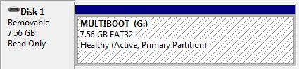 Screenshot of Disk Management