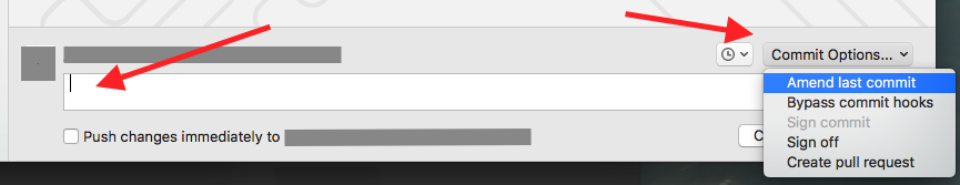 Commit Message and Amend Last Commit