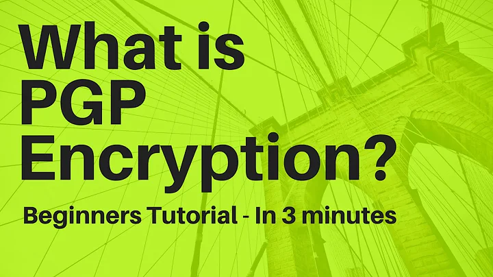 What is PGP/GPG Encryption? In 3 Minutes - PGP/GPG Tutorial for Beginners