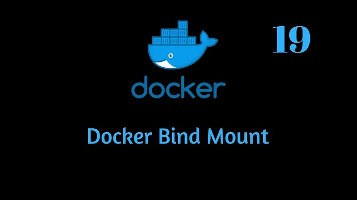 Docker bind mount | Sharing data between host and Container
