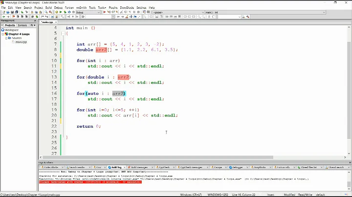 6.6 For Each Loop New in C++ 11 (Learn and Understand C++)