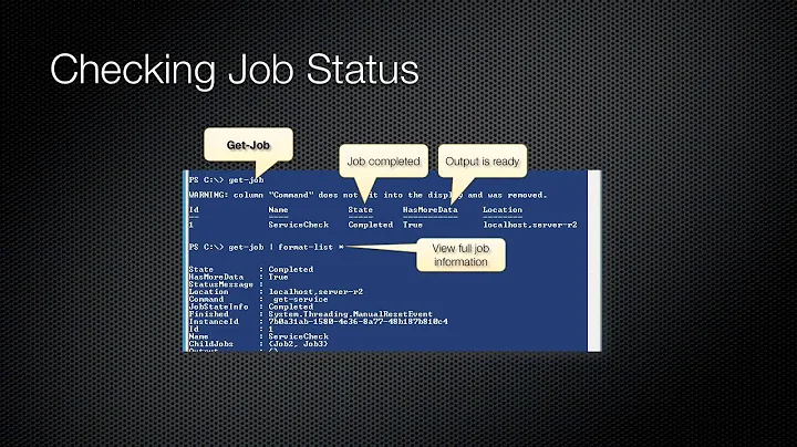 Windows PowerShell What's New in V2 Chapter 03 - Working with Background Jobs