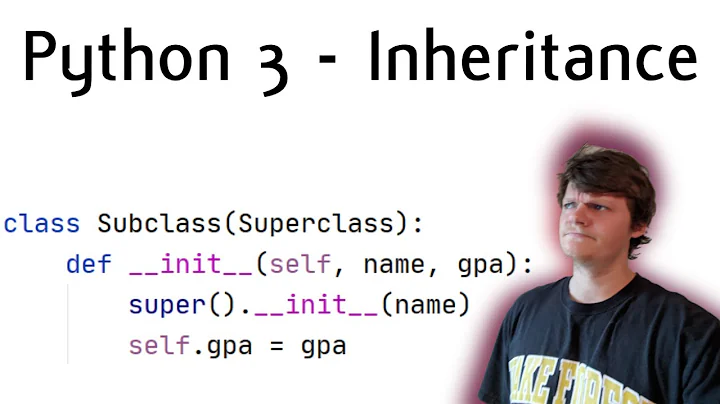 Python 3 Tutorial - Inheritance (Multilevel Inheritance, Multiple Inheritance)