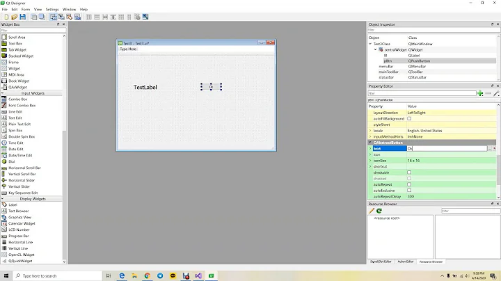 Qt (How to implement Signal and Slot in Qt) /  Qt da Signal va Slotdan foydalanish.