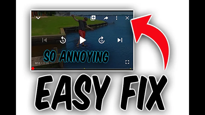 Remove YOUTUBE Playback CONTROLS - How To Disable 'X' Button on YouTube App