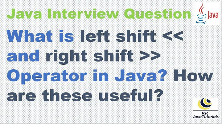 What is left shift and  right shift  operator in Java explain using an example?