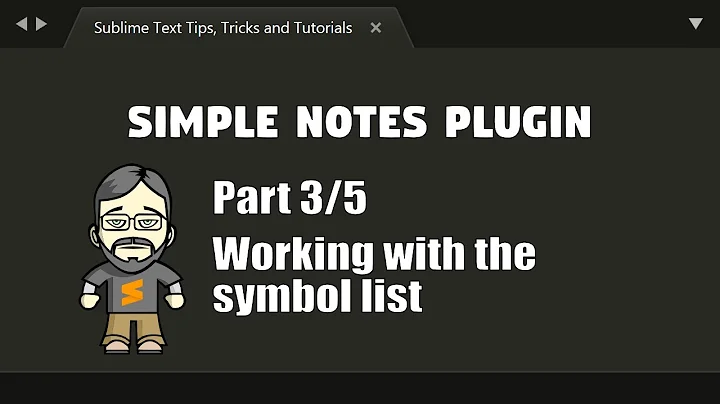 [SNP03] Simple Notes Plugin 3/5