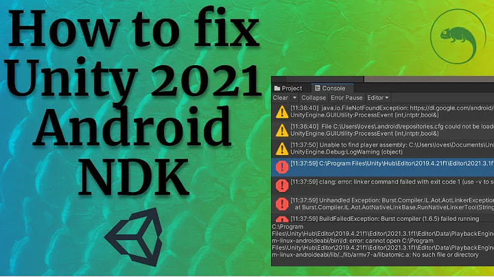 How to fix Unity 2021 Android NDK error