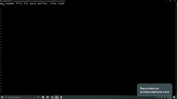 malloc 0th task