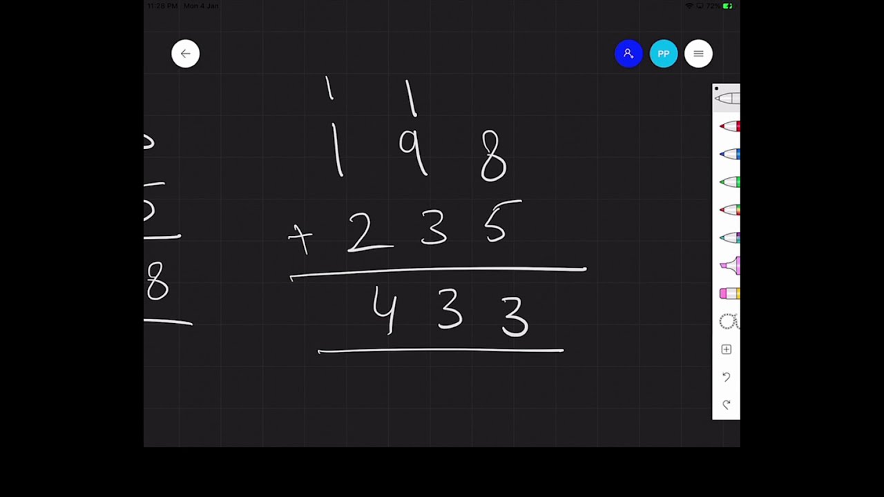 Add Strings - Add large numbers as strings
