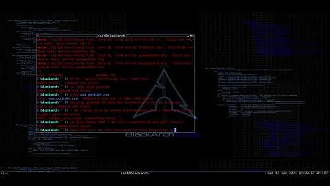 BlackArch pacman -Sy error resolved.(Set up WiFi network)