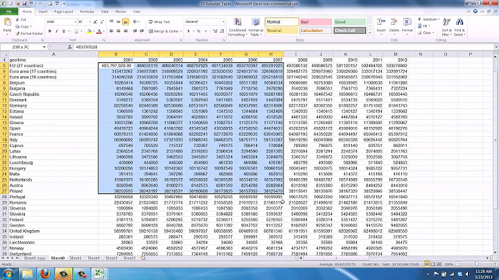 How to Get a Thousands Separator in Excel 2010