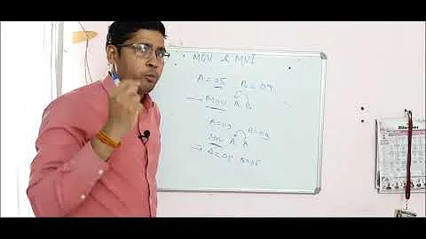 MVI and MOV Instructions in 8085 Microprocessor