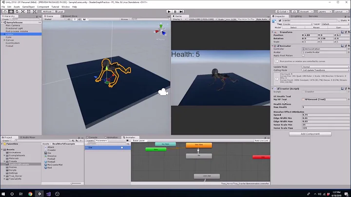 Shader Graph - Modifying Properties C# - Real World Example & Tutorial