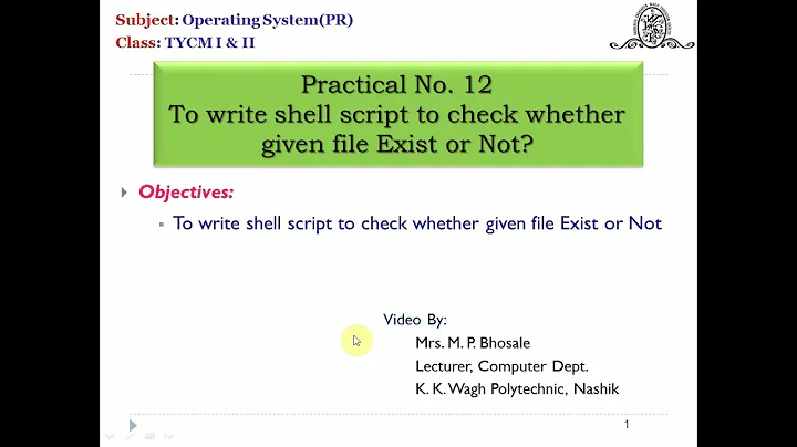 Shell Script to Check file Exist or Not