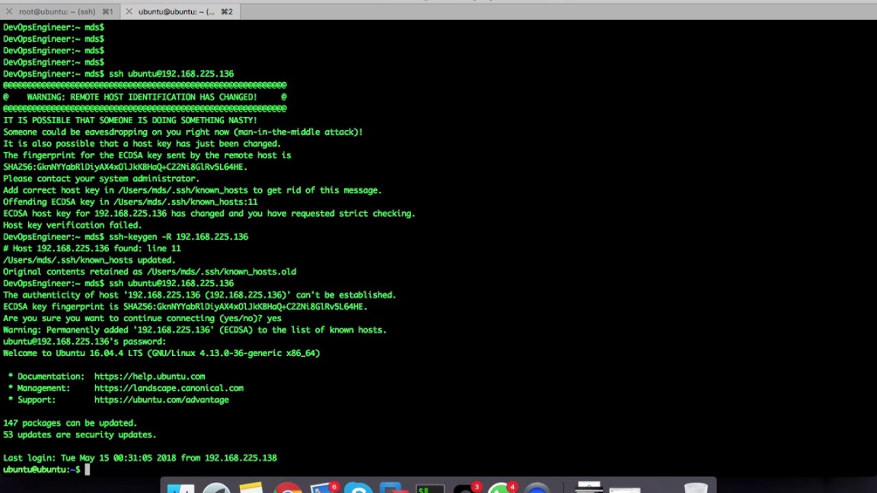 How to resolver SSH Error or fingerprint is SHA256 or REMOTE HOST IDENTIFICATION HAS CHANGED