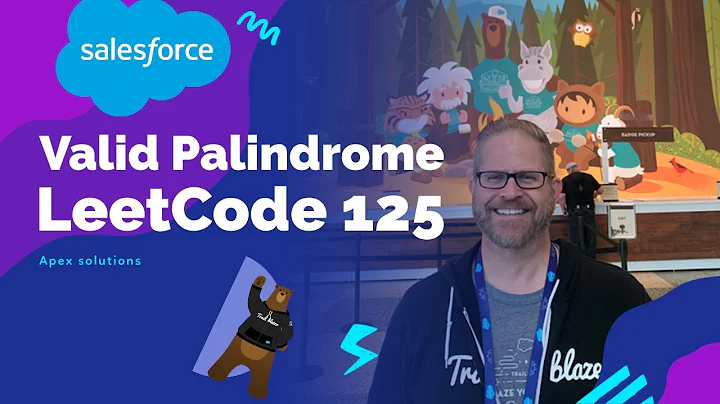 Is Valid Palindrome: Leetcode 125 in the Salesforce Apex programing language.