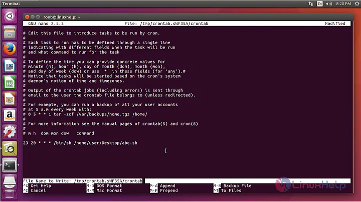 How to schedule a Cron Job to run a script on Ubuntu 16.04