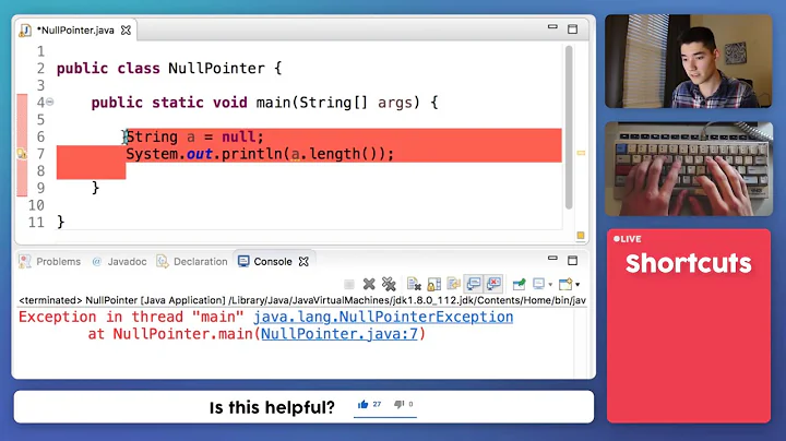 Null Pointer Exception Java Fix