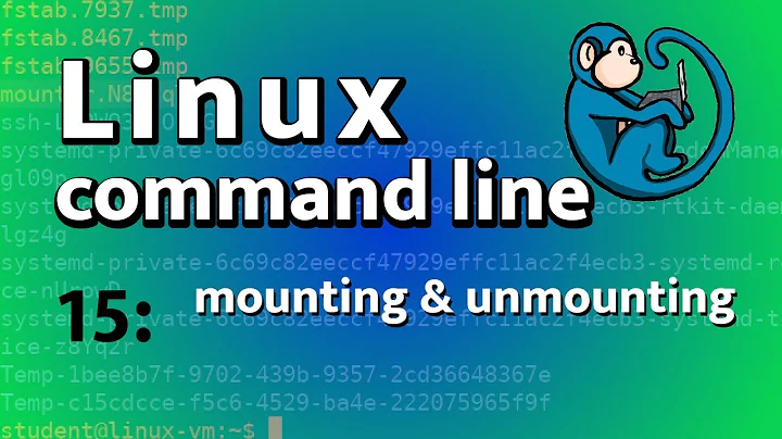 LCL 15 - mounting and unmounting disks/partitions - Linux Command Line tutorial for forensics