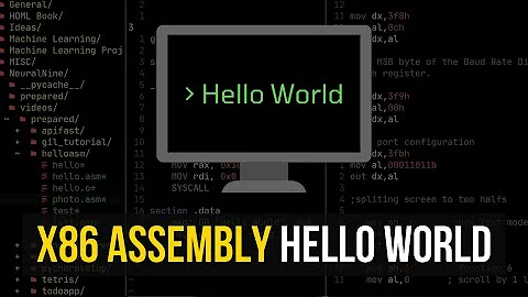x86 Assembly - Hello World Explained