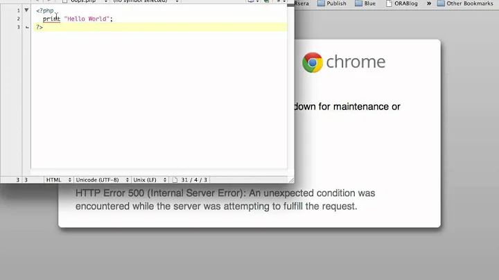 Setting display_errors variable in the php.ini for MAMP