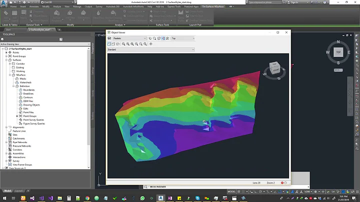 Surface Analysis Training - Civil3D