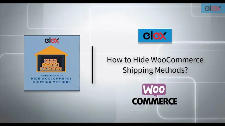 How to Conditionally Hide WooCommerce Shipping Methods & Shipping Options?