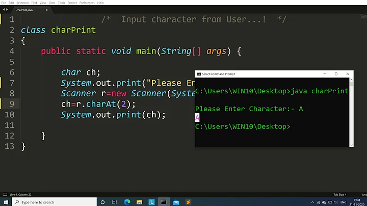 Java program to take Character input from User | Learn Coding