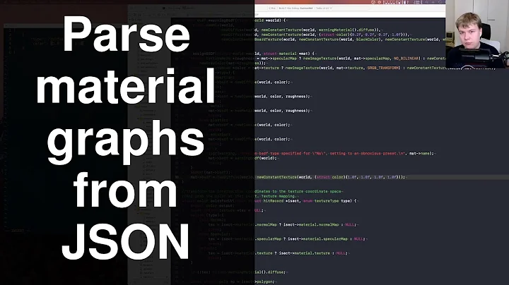 [8] Renderer Hacking: Start parsing material graphs from JSON