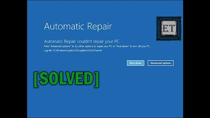 How to Fix Automatic Repair Loop in Windows 10 - Startup Repair Couldn’t Repair Your PC
