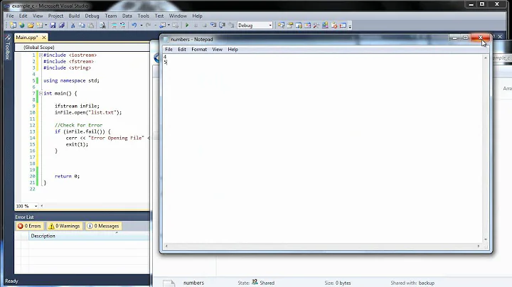 C++ Tutorial 29 - Reading and Writing to Files - fstream