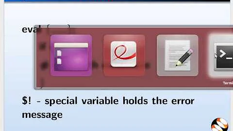 Exception and error handling in PERL - English