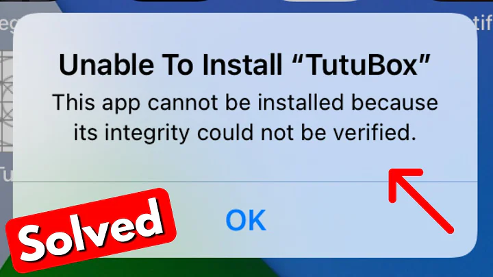 Fix this app cannot be installed because its integrity could not be verified ios | unable to install