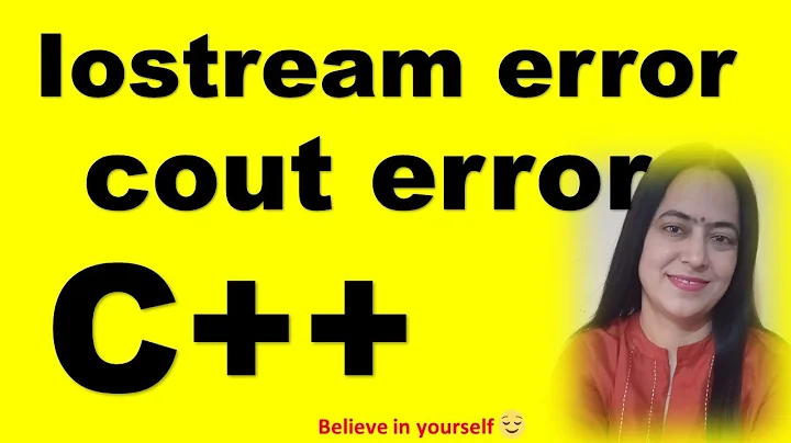 C++ does not support iostream header file in C++ | Error Solved cout was not declared in the scope