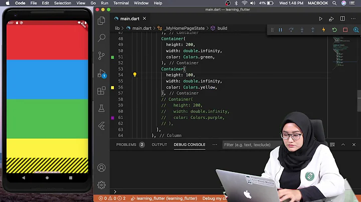 Flutter Layouting - Row and Column