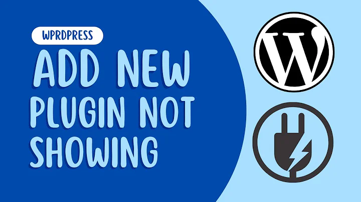 Add New Plugin Not Showing on WordPress dashboard || Skilled developers