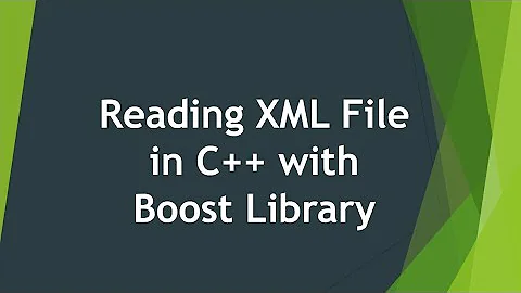 Reading XML with C++ Boost Library