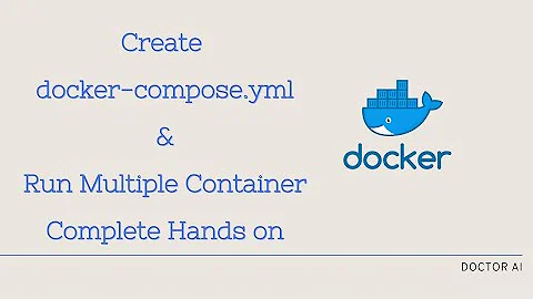 docker-compose.yml | Create docker-compose and run multiple containers | Hands On