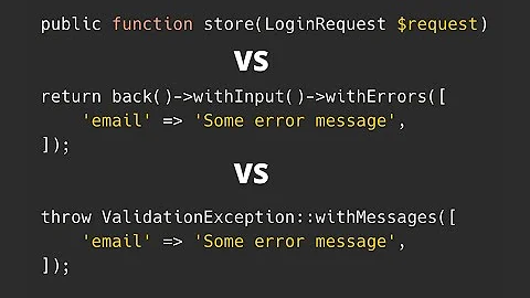 Laravel: Why/How To Add Multiple Validation "Layers"?