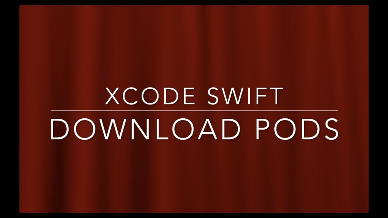 Xcode , Swift download and use CocoaPods and Pod file 2022 (Easiest Way)