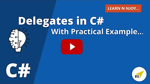 Delegates in C# with a Real-Time Example, How to Define & Implement it in a Program? | Learn N Njoy.