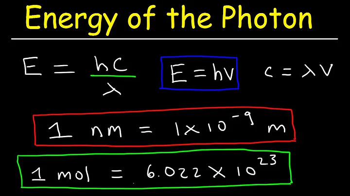 How To Calculate The Energy of a Photon Given Frequency & Wavelength in nm   Chemistry