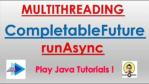 CompletableFuture In Java8 (runAsync)