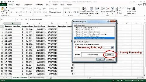 Excel - Use Conditional Formatting on a Cell Based on Another Cell's Value