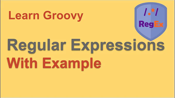 Groovy Beginner Tutorial 31 | Regular Expressions