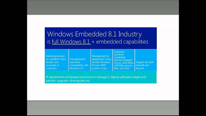 Windows Embedded 8.1 Overview and Lock-Down Features (EN)