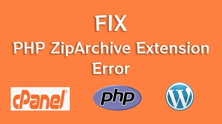 How to fix PHP ZipArchive extension error WordPress theme requirement in Cpanel Solved