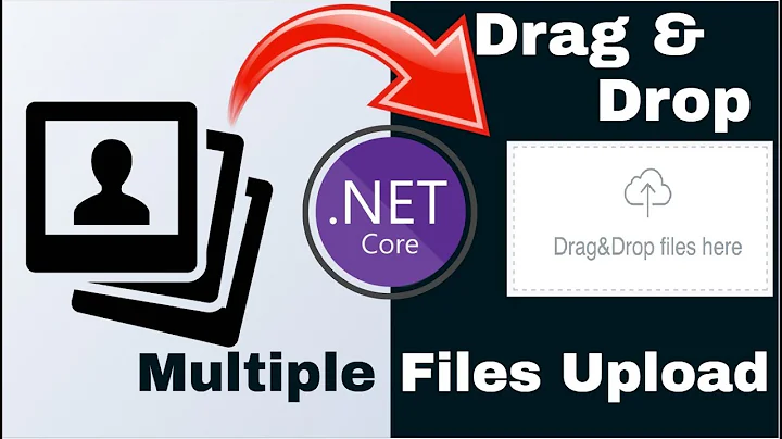 Uploading Multiple Files using Drag and Drop Operation [ASP.NET Core]